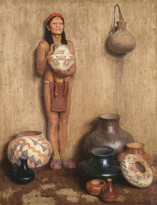 Eanger Irving Couse - Pottery Vendor.webp