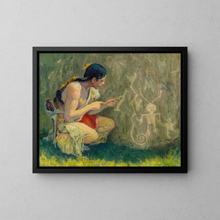 Eanger Irving Couse - The Pictographs.webp