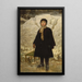 Portrait eines Kindes - Eastman Johnson — gerahmtes Bild an der Wand