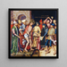 Ecce Homo - Hans Holbein der Jüngere — gerahmtes Bild an der Wand