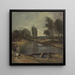 Ecluse de Flatford - John Constable — gerahmtes Bild an der Wand