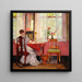 Schreibkunst - Gari Melchers — gerahmtes Bild an der Wand