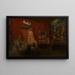 Ausstellung der Werke von Eugène Delacroix in der Galerie Martinet am Boulevard des Italiens im Jahr 1864 - Ed Albertini — gerahmtes Bild an der Wand