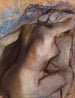 Nach dem Bad trocknet sich die Frau ab - Edgar Degas — Ansicht des Kunstwerks