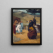 Alexandre und Bukephalos - Edgar Degas — gerahmtes Bild an der Wand