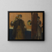 Chez les modistes - Edgar Degas — gerahmtes Bild an der Wand