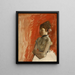 Balletttänzer mit verschränkten Armen - Edgar Degas — gerahmtes Bild an der Wand