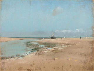 Gezeiten bei Ebbe an der Mündung des Flusses - Edgar Degas — Ansicht des Kunstwerks