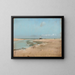 Gezeiten bei Ebbe an der Mündung des Flusses - Edgar Degas — gerahmtes Bild an der Wand