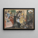 Café-Concert - Edgar Degas — gerahmtes Bild an der Wand