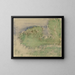 Cap Ferrat - Edgar Degas — gerahmtes Bild an der Wand