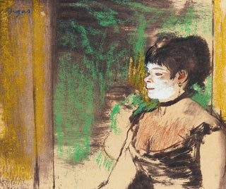 Chanteuse de café-concert - Edgar Degas — Ansicht des Kunstwerks