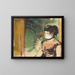 Chanteuse de café-concert - Edgar Degas — gerahmtes Bild an der Wand
