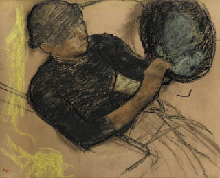 Bei der Hutmacherin - Edgar Degas — Ansicht des Kunstwerks