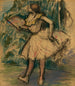 Tänzerin mit einem Fächer - Edgar Degas — Ansicht des Kunstwerks