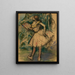 Tänzerin mit einem Fächer - Edgar Degas — gerahmtes Bild an der Wand
