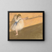Tänzerin an der Stange - Edgar Degas — gerahmtes Bild an der Wand