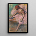 Tänzerin rosa - Edgar Degas — gerahmtes Bild an der Wand