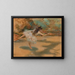 Tänzerin auf Spitze - Edgar Degas — gerahmtes Bild an der Wand