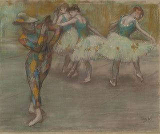 Danse d'Arlequin - Edgar Degas — Ansicht des Kunstwerks
