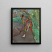 Harlekin - Edgar Degas — gerahmtes Bild an der Wand