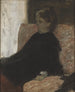 Dame in Schwarz - Edgar Degas — Ansicht des Kunstwerks