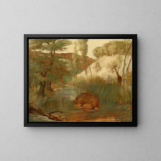 Edgar Degas - Le sanglier.webp