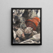 Ludovic Halévy findet Madame Cardinal in den Logen - Edgar Degas — gerahmtes Bild an der Wand