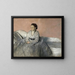 Madame Ren de Gas - Edgar Degas — gerahmtes Bild an der Wand