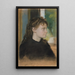 Madame Théodore Gobillard Yves Morisot 1838-1893 - Edgar Degas — gerahmtes Bild an der Wand