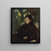 Mademoiselle Malo - Edgar Degas — gerahmtes Bild an der Wand