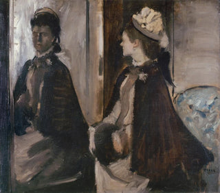 Madame Jeantaud im Spiegel - Edgar Degas — Ansicht des Kunstwerks