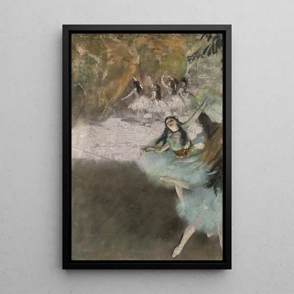 Reproduktion des Gemäldes auf der Bühne - Edgar Degas