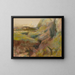 Landschaft - Edgar Degas — gerahmtes Bild an der Wand