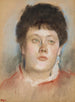 Portrait einer Frau - Edgar Degas — Ansicht des Kunstwerks