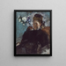Portrait einer Frau - Edgar Degas — gerahmtes Bild an der Wand