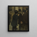 Portraits à la Bourse - Edgar Degas — gerahmtes Bild an der Wand