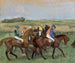 Rennen - Edgar Degas — Ansicht des Kunstwerks