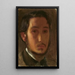 Reproduktion des Gemäldes Selbstporträt mit weißem Kragen - Edgar Degas