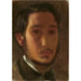 Reproduktion des Gemäldes Selbstporträt mit weißem Kragen - Edgar Degas