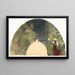 Sänger in einem Pariser Café-Garten - Edgar Degas — gerahmtes Bild an der Wand