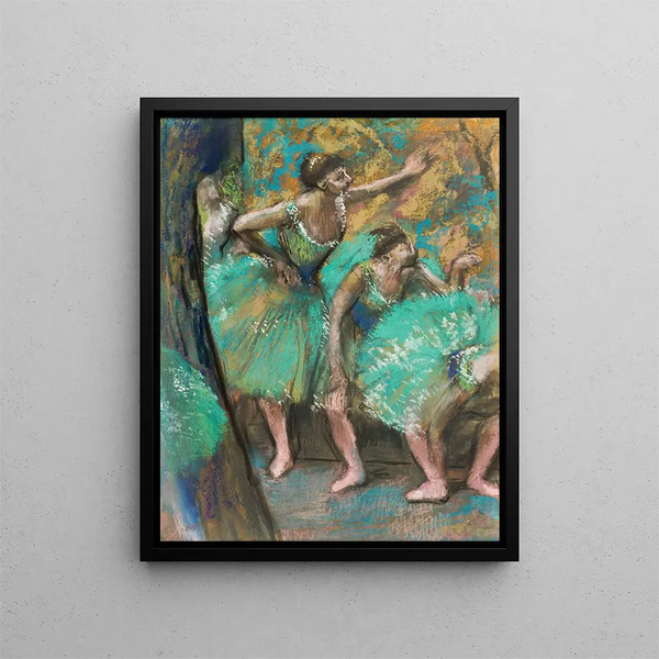 Die Tänzer - Edgar Degas — gerahmtes Bild an der Wand