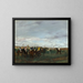Les Courses - Edgar Degas — gerahmtes Bild an der Wand
