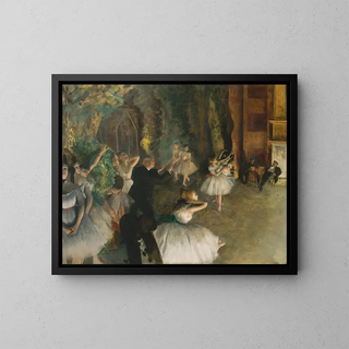 La Répétition du ballet sur scène - Edgar Degas — Ansicht des Kunstwerks