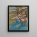 Drei Tänzerinnen - Edgar Degas — gerahmtes Bild an der Wand
