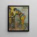 Zwei Harlekin - Edgar Degas — gerahmtes Bild an der Wand