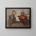Violonistin und junge Frau - Edgar Degas — gerahmtes Bild an der Wand