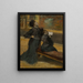 Besuch eines Museums - Edgar Degas — gerahmtes Bild an der Wand