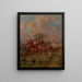 Karren gedeckt - Edgar Samuel Paxson — gerahmtes Bild an der Wand