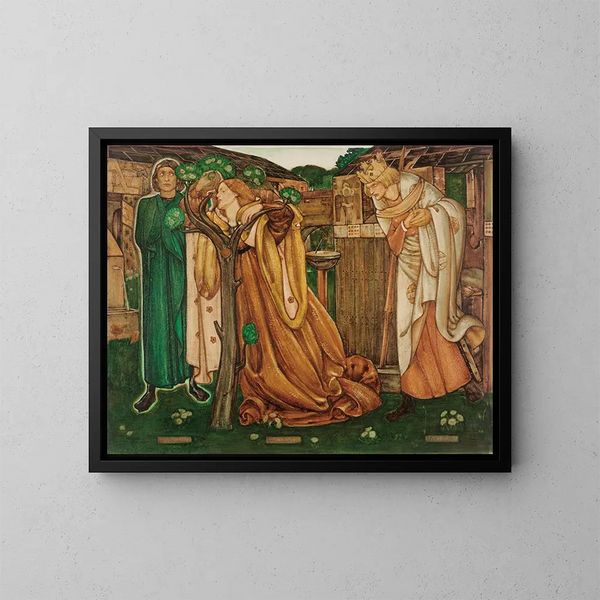 W: Arthur à Camelyard - Edgar W. Davies — gerahmtes Bild an der Wand